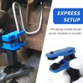 thumbnail image 4 of 4 PCS Car Fluid Line Stoppers, Vertical Oil Pipe Clamp Banjo Stopper Compatible with Multiple Sizes, Set for Fuel Rail Hose A/C Brake (Blue) -, 4 of 6