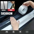 thumbnail image 2 of Protector Sill Scuff Cover Car Door Plate Sticker Bumper Body Anti Scratch Strip, 2 of 11