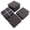 Dark Brown, variant on TOTAL Outdoor Living 12"x12" Interlocking Deck Tiles, 36PCS/Pack, Waterproof Plastic Outdoor Flooring for Patio, Shed, Porch, Poolside, Garden, Backyard，Gray