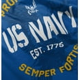 thumbnail image 5 of US Navy Property of Semper Fortis Romper Boys or Girls Infant Baby Brisco Brands 12M, 5 of 7