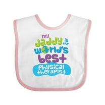 Inktastic Physical Therapist Daddy Boys or Girls Baby Bib