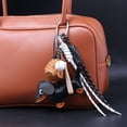 thumbnail image 2 of Kettle/Dachshund Charm Keychain With Braided Nylon Rope For Handbags Backpacks Car Decoration Handmade Key Holder, 2 of 9