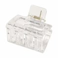 thumbnail image 2 of Ice Color Net Red Simple Square Hollow Out Sweet Hair Clip Hair Ornament For Women Clips For Thin And Medium Hair Non Slip Strong Grip Hair Clamps Hair Styling Accessories, Polyester Hair Clip, 2 of 9
