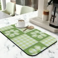 thumbnail image 2 of Stylish Checkered Coffee Drying Mat for Kitchen & Coffee Stations Absorbent and Easy to Clean, Coffee Mat Retro Aesthetic 195x12 inch, 2 of 7