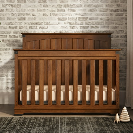 UPC: 0849801012351 | Redmond Full Panel 4-in-1 Convertible Crib Coach Cherry