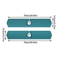 thumbnail image 2 of Kitchen Sink Faucet Mat, 2026 New Foldable Faucet Mat for Kitchen Sink,Silicone Faucet Guard & Draining Mat Keep Countertops Dry Splash Guard(6"×30",Green), 2 of 6