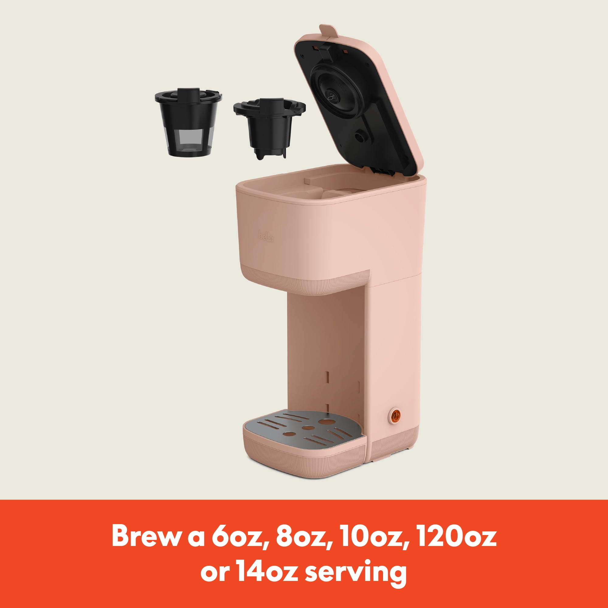 bella Single-Serve Coffee Maker, Blossom