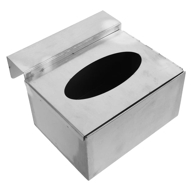 BRIGHTFUFU Soporte para guantera de acero inoxidable montado en la pared para cocina, hospital, laboratorio, dispensador de guantes para múltiples ubicaciones para entornos científicos culinarios