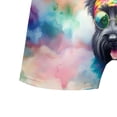 thumbnail image 5 of Hippie Scottish Terrier Portrait Watercolor Tie-Dye Vintage Styles All Over Print Boxer Briefs Underwear for Men Dad Scottie Dog Lover Gifts - 00014, 5 of 6