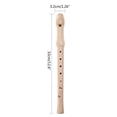 thumbnail image 5 of Apooke Kids Professional C Key 8 Hole Descant Soprano Recorder with Cleaning Rod, Soprano Recorder Instrument Descant Recorder, 5 of 11