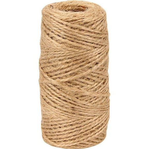 D&D Garden 6232 200 ft. Jute Twine for Garden, Natural