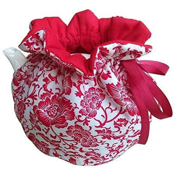 Cotton Tea Cozy for Teapots Printed Tea Cosy Tea Cover Keep Warm Tea Pot Dust Cover Insulated Kettle Cover for Home Kitchen Decorative Accessories (C10)