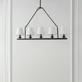 thumbnail image 6 of SAFAVIEH Josphete 5-Light Modern Black Iron Chandelier, 6 of 8