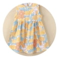 thumbnail image 4 of XXWXYD Toddler Girls Boho Dress Sleeveless 𝖥loral Print Summer Princess Casual Beach Sundress Playwear Kids Vacation Garden Par𝗍y Bohemian Chic Outfit, 4 of 4
