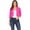 Magenta, variant on Women's Casual 3/4 Sleeve Bolero Open Front Cardigan Jacket