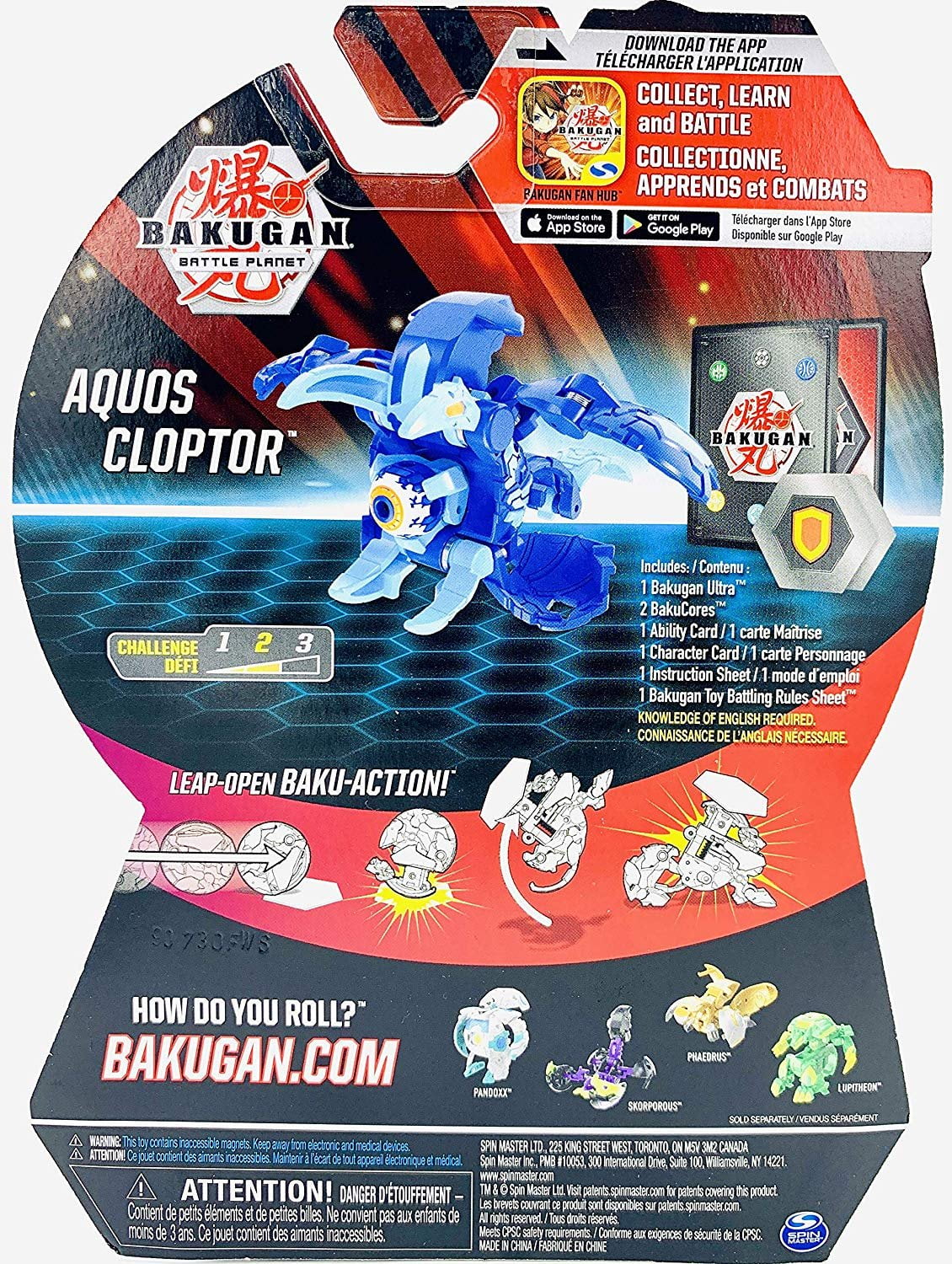 bakugan aquos cloptor