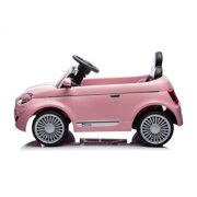 Best Ride On Cars Fiat 500 12V Pink