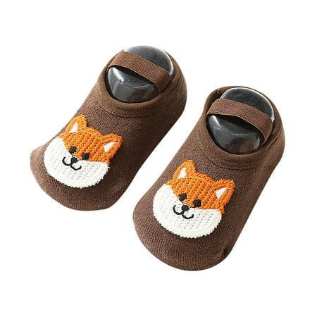 

Little Girl Shoes Cute Children Toddler Shoes Autumn And Winter Boys And Girls Socks Shoes Flat Bottoms Non Slip Warm Solid Cartoon Animal Pattern Cute Shoes Size 9