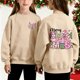thumbnail image 1 of Cowsor Girls Sweatshirts Kids Cute Graphic Crewneck Pullover Tops Xmas Long Sleeve Holiday Shirts, 1 of 7