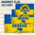 thumbnail image 5 of Flagwix Ukraine Peace Sunflower Grommet Flag DDH3385GF - 4x6 ft., With Flag Pole Rings, 5 of 6