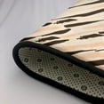 thumbnail image 5 of DouZhe Modern Animal Print Black Yellow Pattern Area Rugs Non-Slip Machine Washable Floor Mat, Style Carpet Doormat, 63x48 inches, 5 of 6