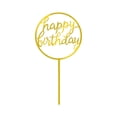 thumbnail image 1 of Baohd Happy Birthday Cake Decoration Plaque, 1 of 9