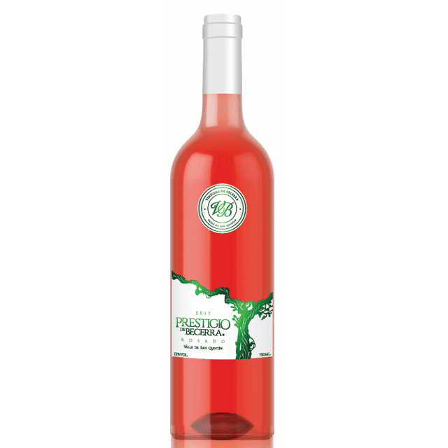 Vino Rosado Prestigio de Becerra Rosado 750 ml Vid Mexicana Vino Rosado