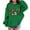 Green, variant on BaoFuBaoMei Hoodies for Boys Girls Christmas Merry Christmas Long Cuffed Sleeve Sweatshirt Tops with Pockets Loose Hooded Fall Clothes for Christmas Dinner Vacation Holiday