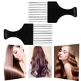 thumbnail image 6 of 4 Packs Afro Comb Metal Pick Comb, DaKuan Afro Braid Pick Hairdressing Detangle Wig Braid Hair Styling Comb Styling Tool- Black, 6 of 9