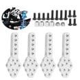 thumbnail image 4 of 4pcs Set RC Car Damping Mount Base Plate Angle, Adjustable Damping Mount Plate Aluminium Material, for 1/10 Crawler, 4 of 8