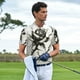 thumbnail image 3 of Balery Black And White Rose Camisa Polo de Hombre con Estampado, de Manga Corta y Tejido Medio, Camisa Tipo Golf Polo-4X-Large, 3 of 6