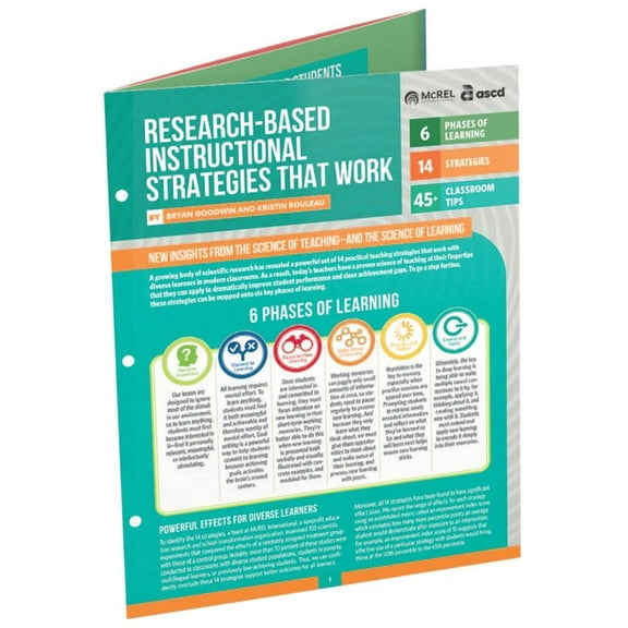 Research-Based Instructional Strategies That Work (Quick Reference Guide), (Paperback)
