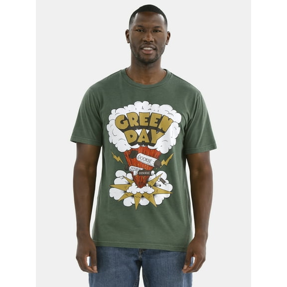 Green Day Men's and Big Men's Graphic Tee, Sizes S-3XL