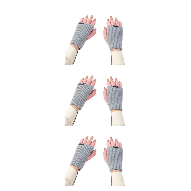 Bewildely Guantes sin dedos Invierno Portátil Cálido Mantenimiento Recargable Calefacción eléctrica Desmontable Interior Mitones Protector de Type1 NO1 Bewildely CBP192789