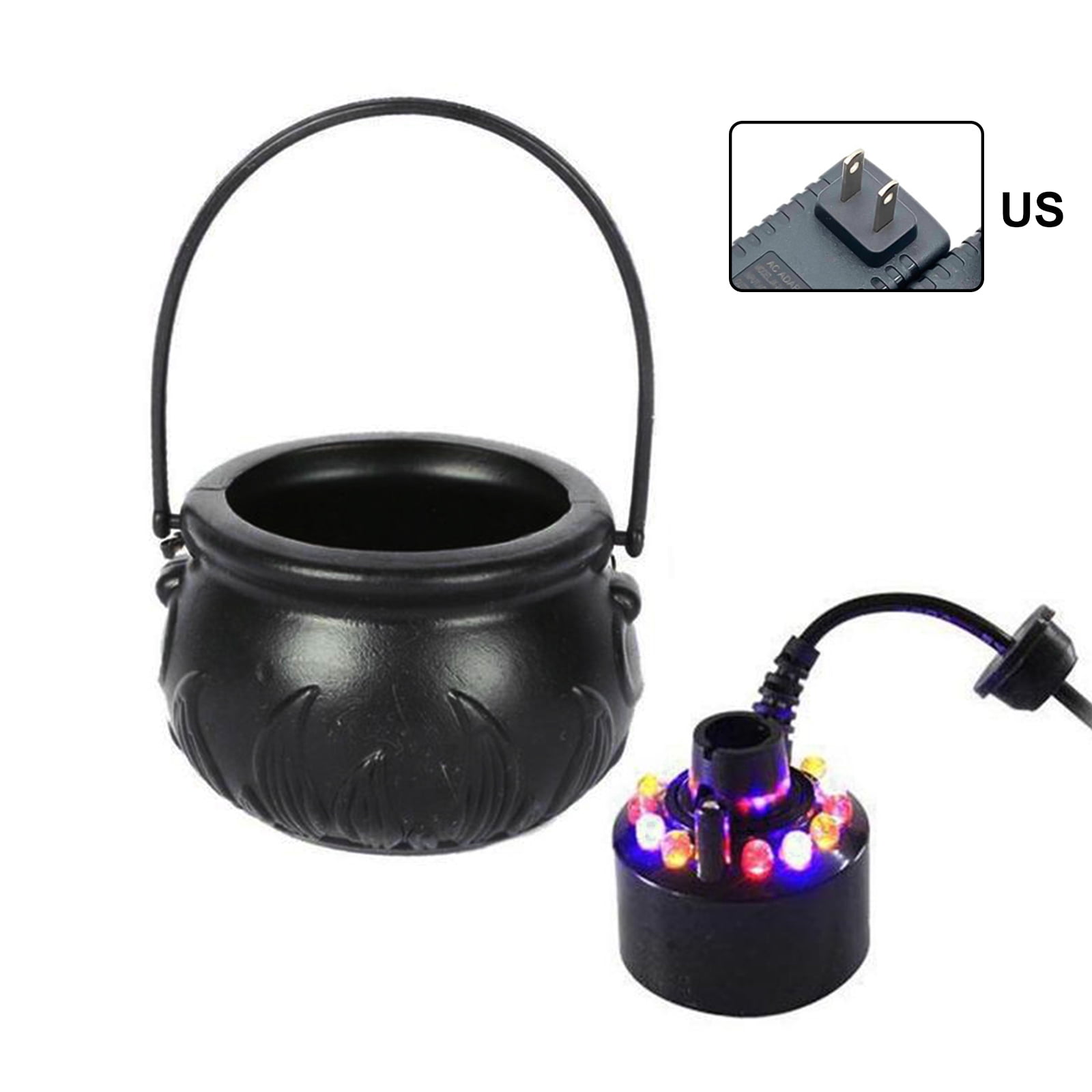 The Holiday Aisle® Ebros Ceramic Wicca Hocus Pocus Witch Black Cauldron  Magical Witches Broth Dipping Or Condiment Bowl Or As Large Mug 18Oz With  Broom Spoon Serveware Set Halloween Party Hosting Accent