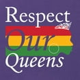 thumbnail image 5 of Wild Bobby Respect Our Queens Black Pride Tri-Blend Racerback Tank Top, Purple Rush, Medium, 5 of 5