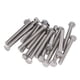 thumbnail image 5 of 20 tornillos hexagonales de rosca gruesa, totalmente roscados, de acero inoxidable A2, M10 x 1,5, DIN 933, M10 x 85, 5 of 14