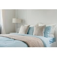 thumbnail image 4 of King Size Luxurious Viscose from Bamboo 2-Piece Pillowcase Set, Crisp and Cool Strong Bed Linen, Light Blue, 4 of 6