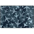 thumbnail image 4 of SKYSONIC 72x48in Airplanes Camouflage Area Rug, Floor Carpet for Indoor Living Dining Room and Bedroom Area, 4 of 7
