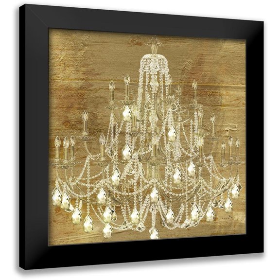 Sophie 6 20x20 Black Modern Framed Museum Art Print Titled - Dancing on the Ceiling