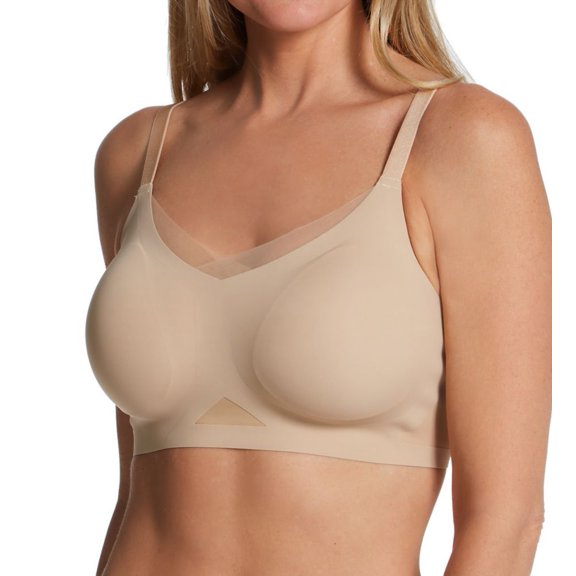 Women's Rhonda Shear 9609 Invisible Edge Bra (Beige XL)