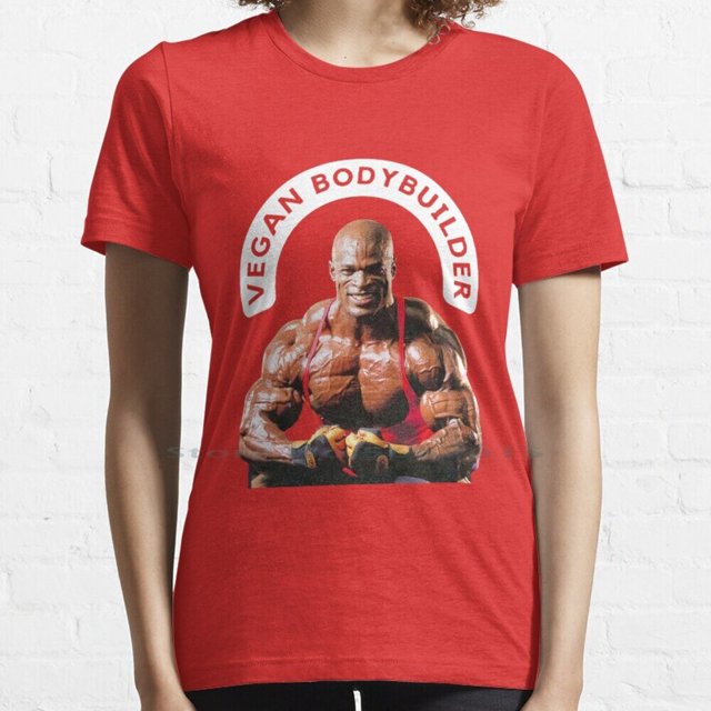 Camiseta vegana de culturismo para hombre, camisa 100% de algodón, para culturismo, Ronnie King xuanjing unisex