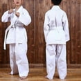 thumbnail image 3 of Karate Uniform, Taekwondo Suit Belt, Elastic Waistband, Sports Training, 3 of 5