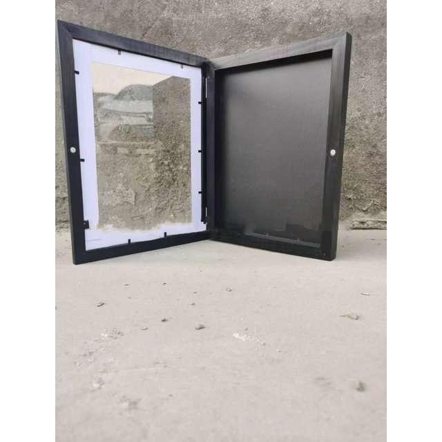 Caja de almacenamiento de pintura al óleo de madera, marco abatible para niños, marco de arte para niños