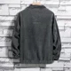 thumbnail image 5 of Chaqueta vaquera de otoño con botones azules para hombre, abrigos vaqueros de bolsillo gris para hombre, moda japonesa, alta calidad, vintage, precio bajo, talla grande GL, 5 of 5