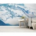 thumbnail image 3 of GK Wall Design  Wave White Turquoise Splash Wallpaper H:98"  x W:150", 3 of 3