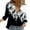 Black, variant on V Neck Long Sleeve Shirts for Women Roll Up Down Blouses Tops Business Casual Tops Hot Pink