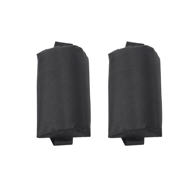 2 unids/set almohadas reclinable de salón de esponja transpirable Gloria Almohada para sillas de jardín negro