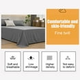 thumbnail image 4 of Hiroekza Twin Size Bed Sheets, Microfiber Bedding Sheets, 1-Piece Luxury Bed Sheets Tiwn Size, Breathable & Cooling Bed Sheets, Bed Sheets for Home, School & Dormitory, 4 of 6