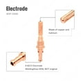 thumbnail image 4 of 20pcs Plasma Consumable Kit Fit For Thermal Dynamics SL60/100 PK20 9-8215 9-8210, 4 of 11